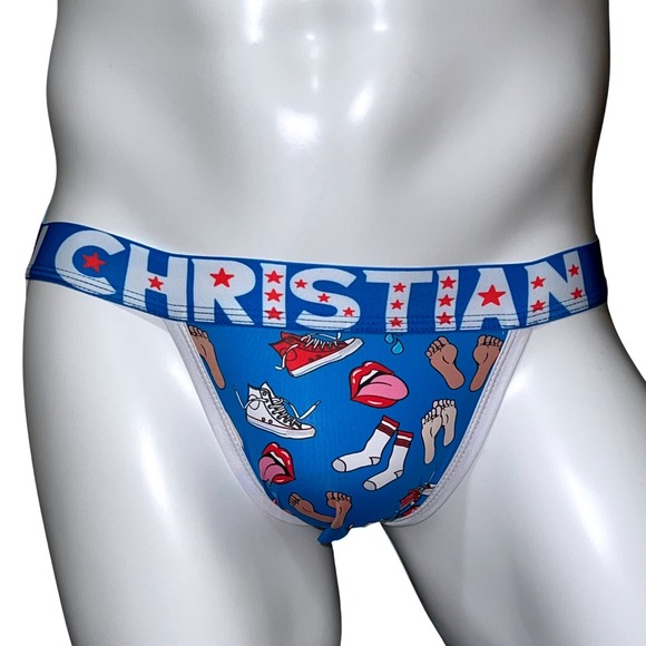 Andrew Christian Foot Fetish Jock Blue Size S (28-31) #92437 NWT - Picture 1 of 11